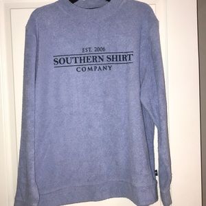 Terry cloth sweatshirt